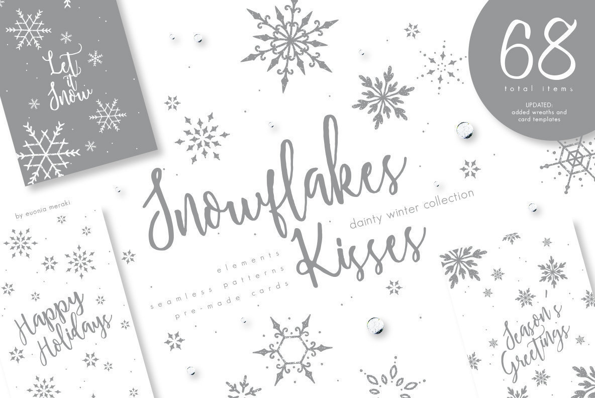 Snowflakes Kisses Snowflakes Kisses