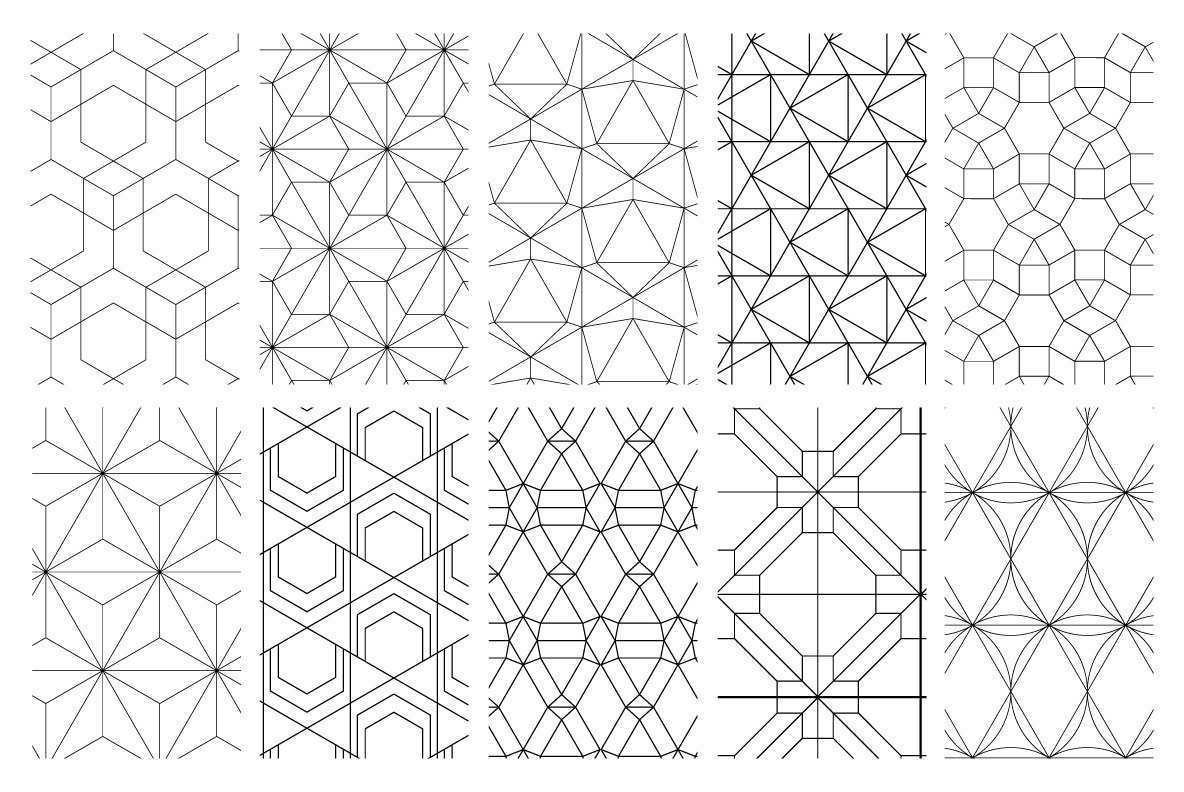 Line Patterns 2 - Graphics - YouWorkForThem Line Pattern Design