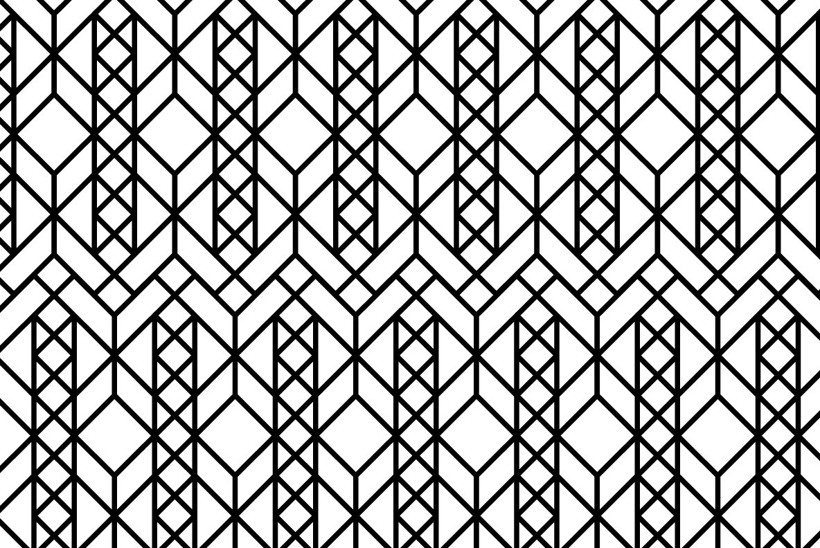 12 Linear Geometric Patterns   Part 2 11