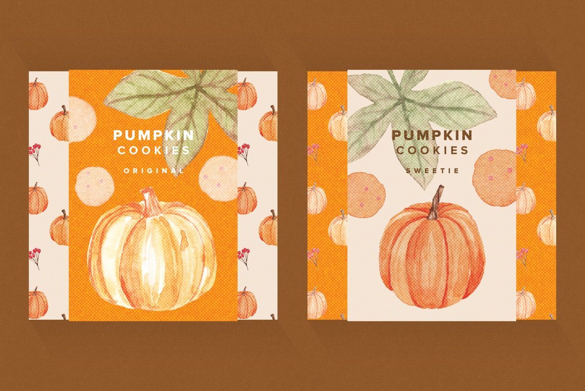 Pumpkin Harvest Festival Watercolor Package Pumpkin Harvest Festival Watercolor Package
