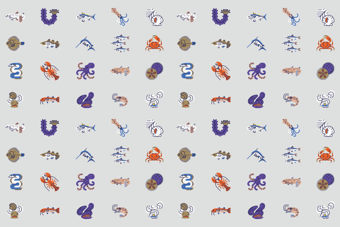 Underwater   Food Icons 6