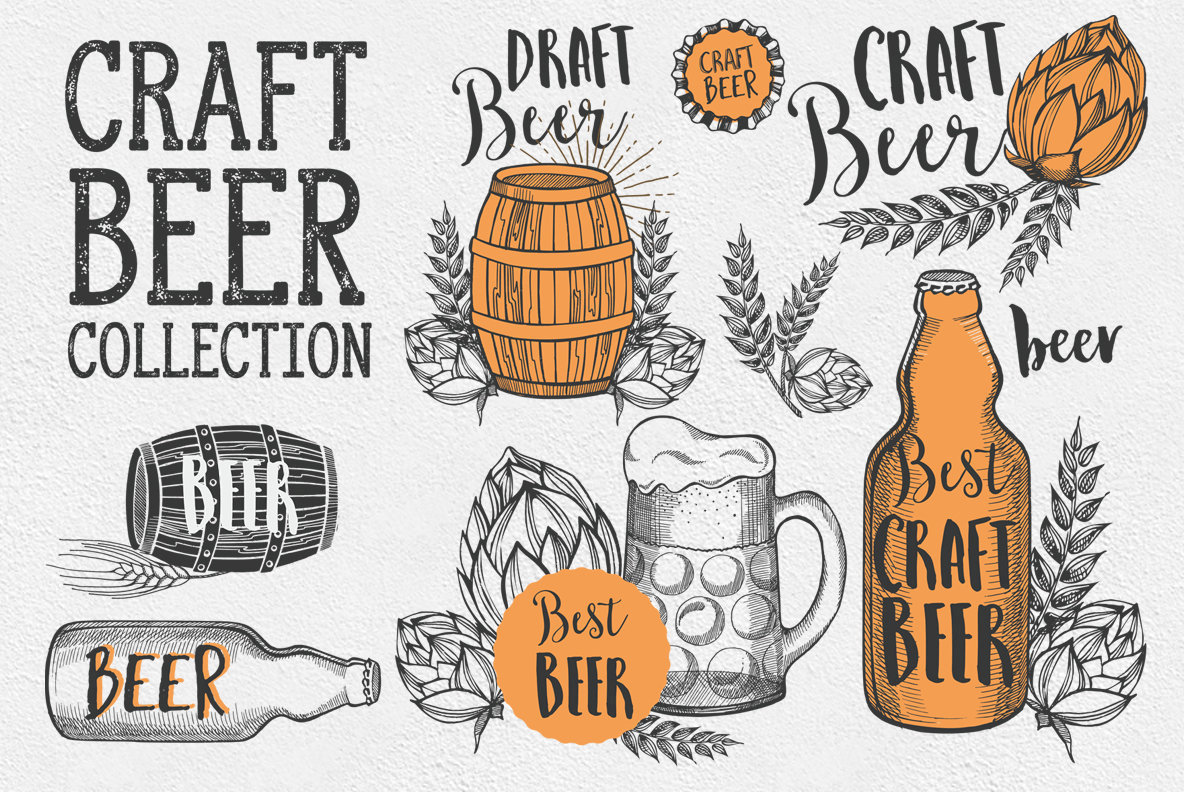 Beer Alcohol Illustrations 1