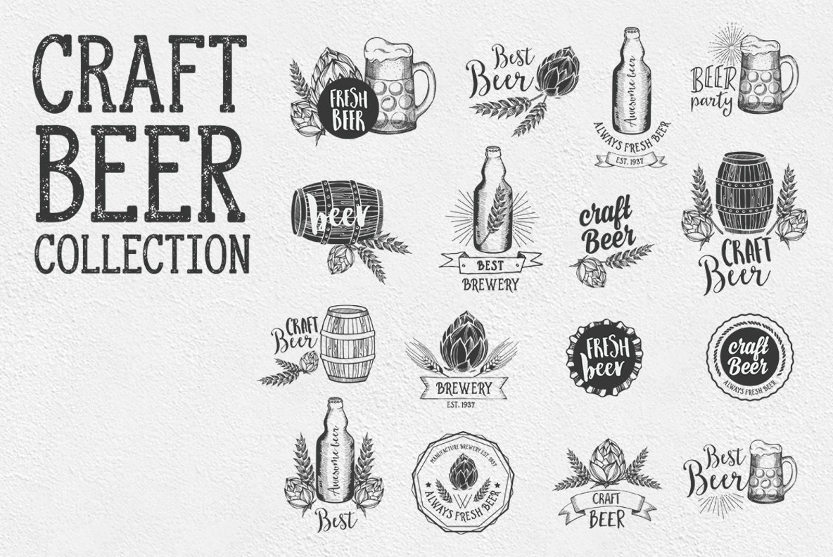 Beer Alcohol Illustrations 2