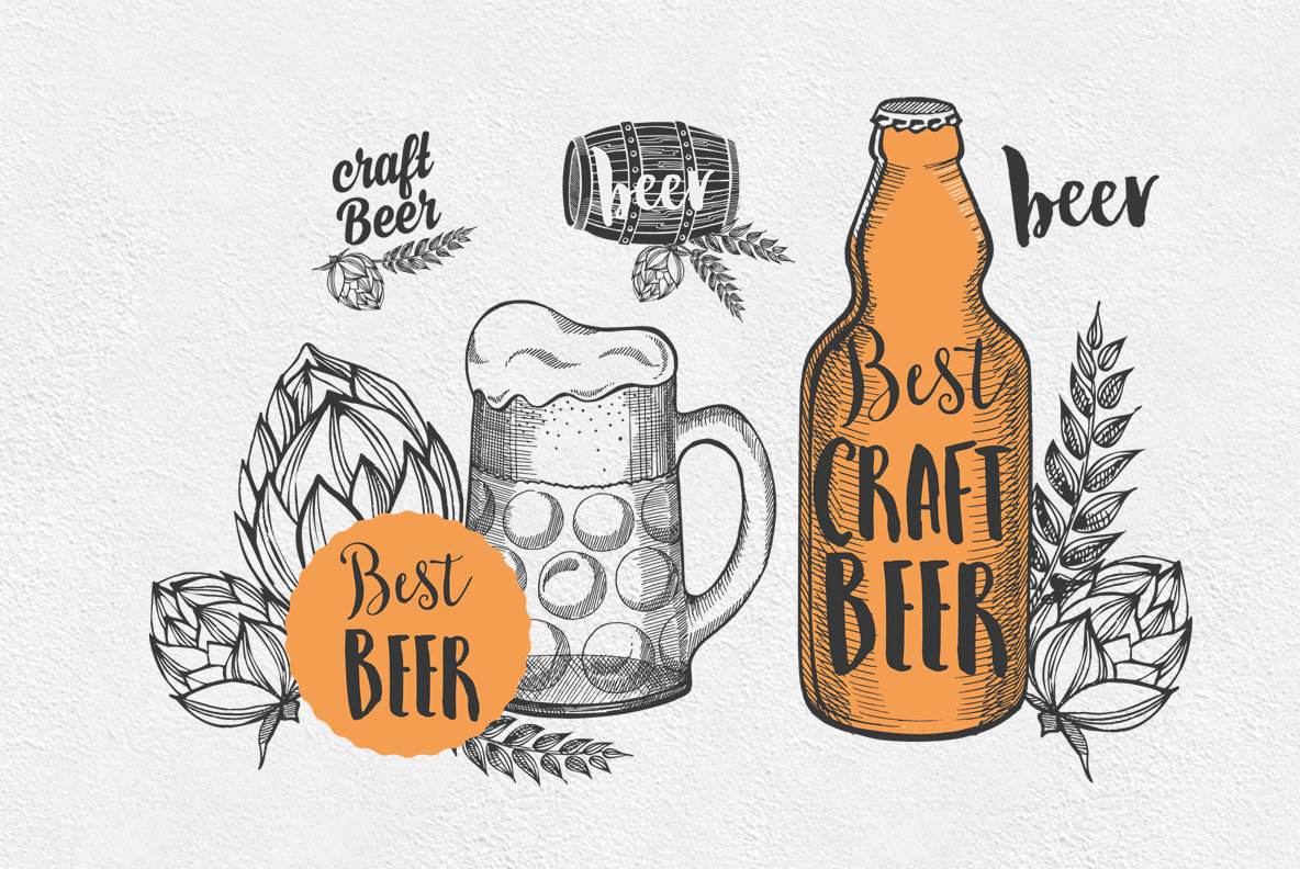 Beer Alcohol Illustrations 3