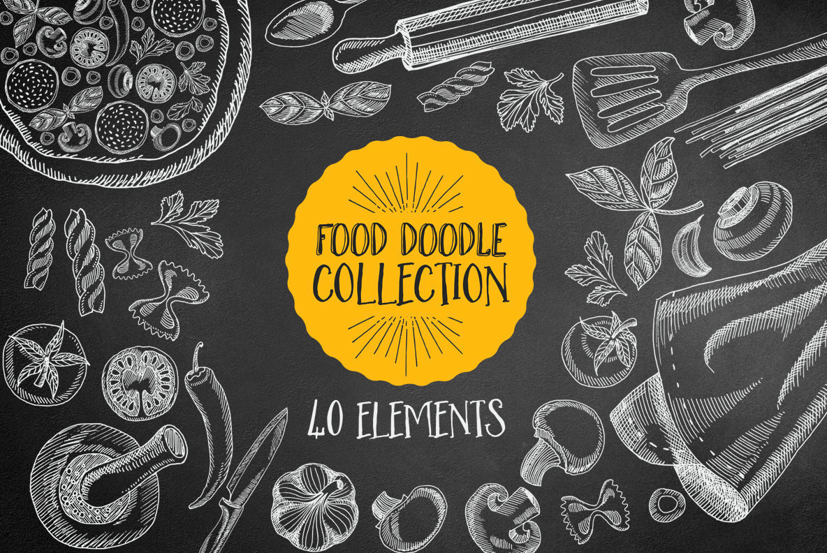 Hand Drawn Food Illustrations Hand Drawn Food Illustrations