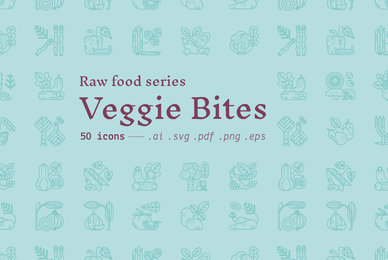 Veggie Bites    Food Icons
