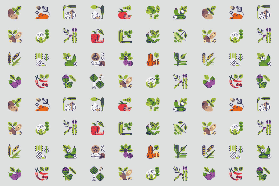 Veggie Bites    Food Icons 6