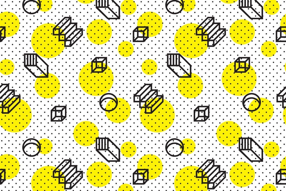 25 Geometric Seamless Patterns 4