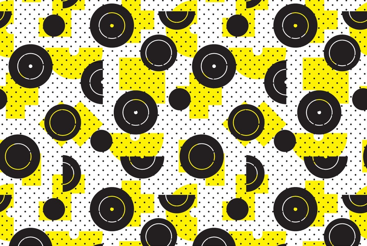 25 Geometric Seamless Patterns 6