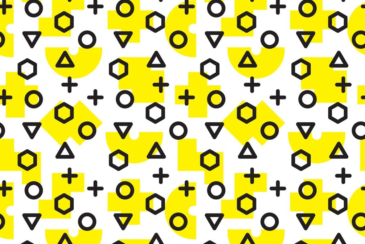 25 Geometric Seamless Patterns 7