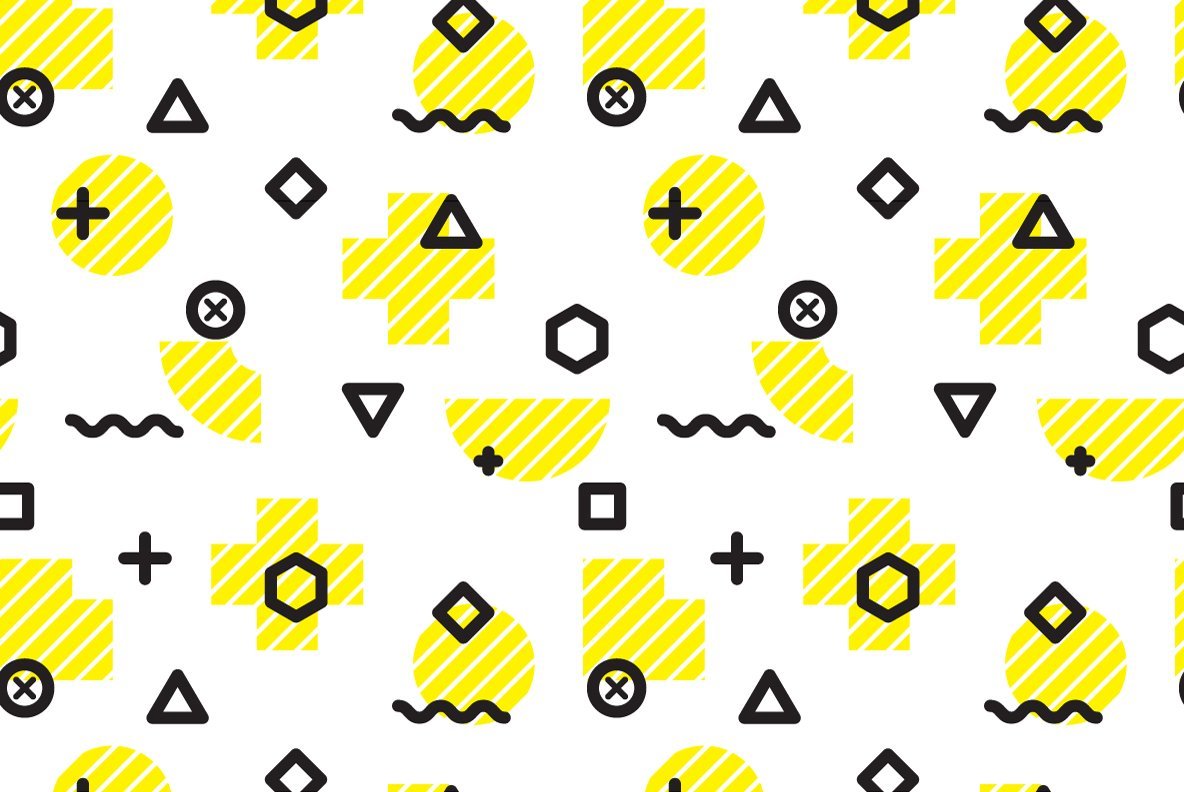 25 Geometric Seamless Patterns 8