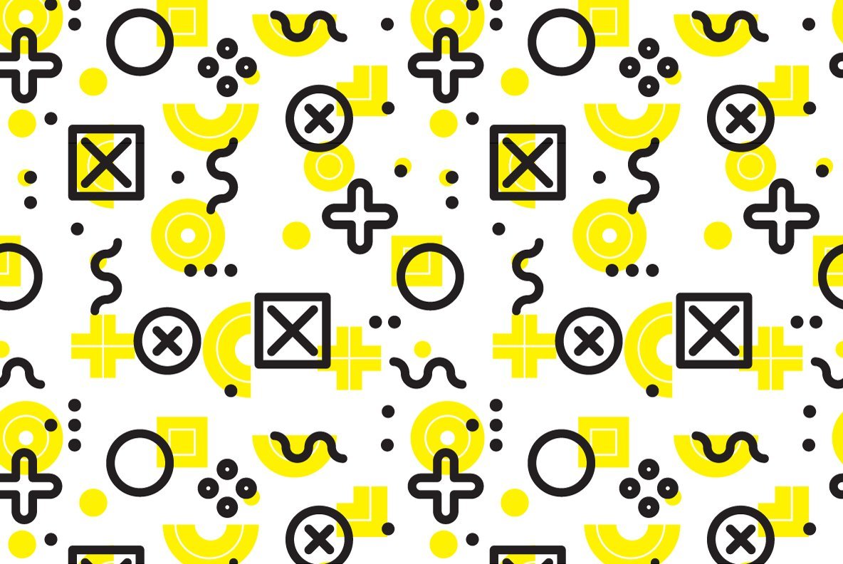 25 Geometric Seamless Patterns 9