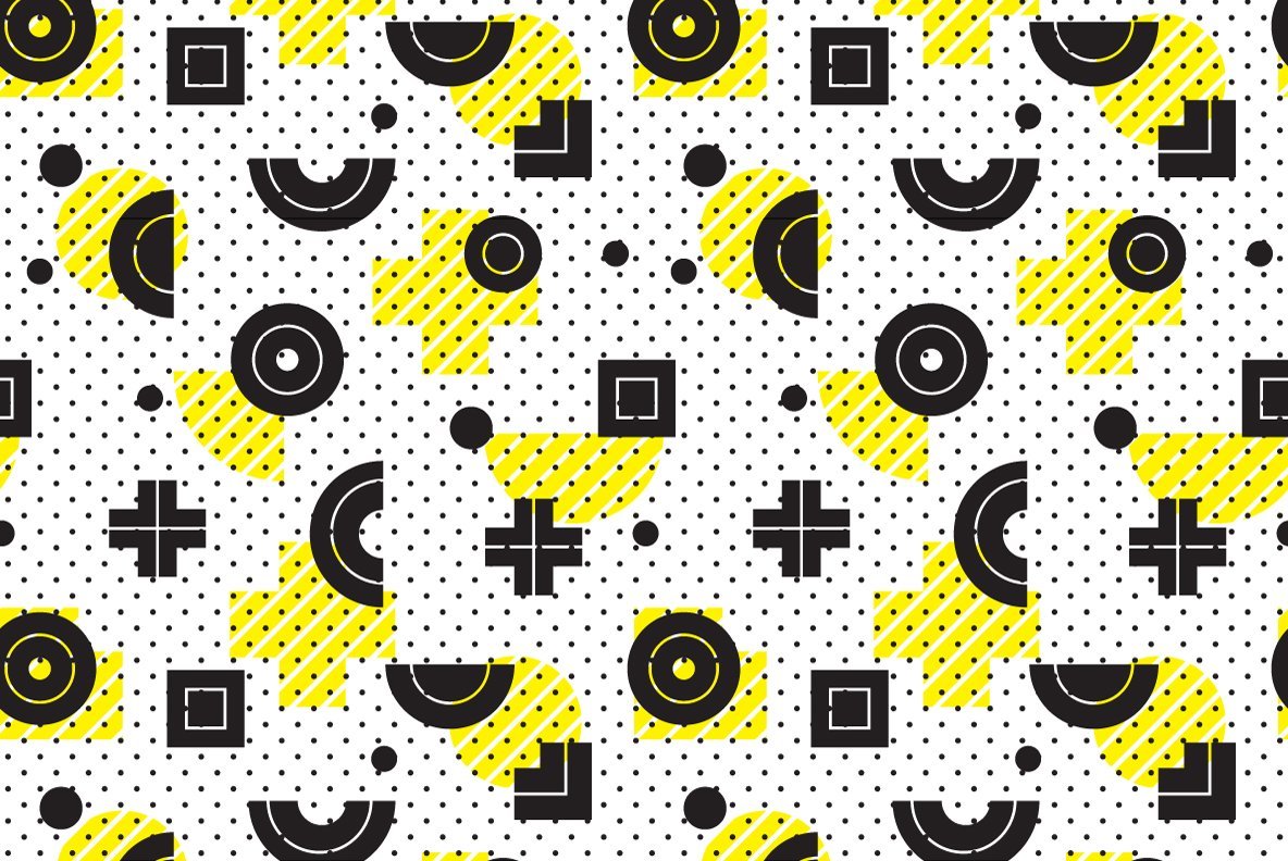 25 Geometric Seamless Patterns 10