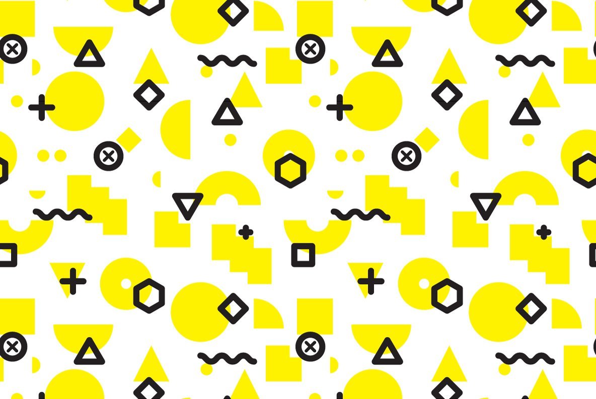 25 Geometric Seamless Patterns 11