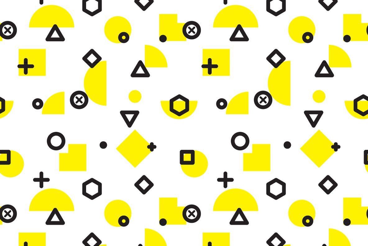 25 Geometric Seamless Patterns 13