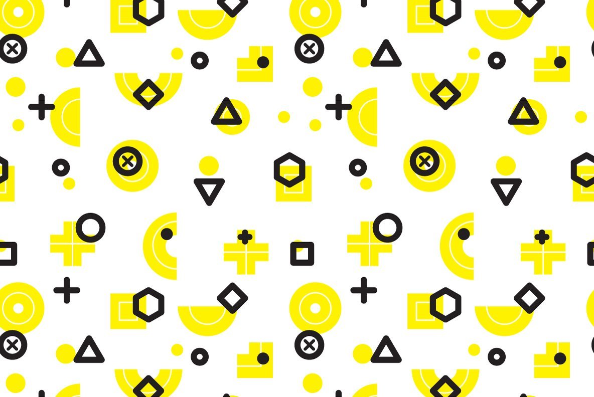 25 Geometric Seamless Patterns 14