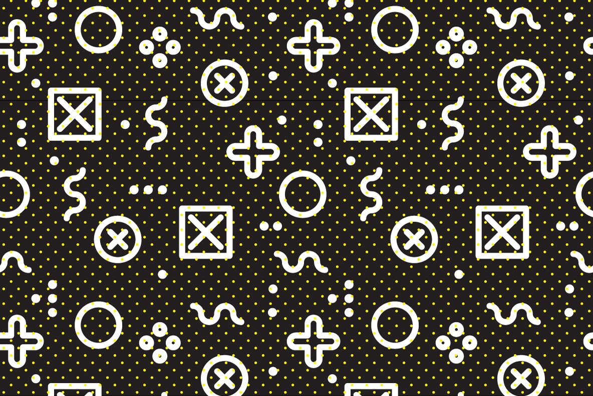 25 Geometric Seamless Patterns 15