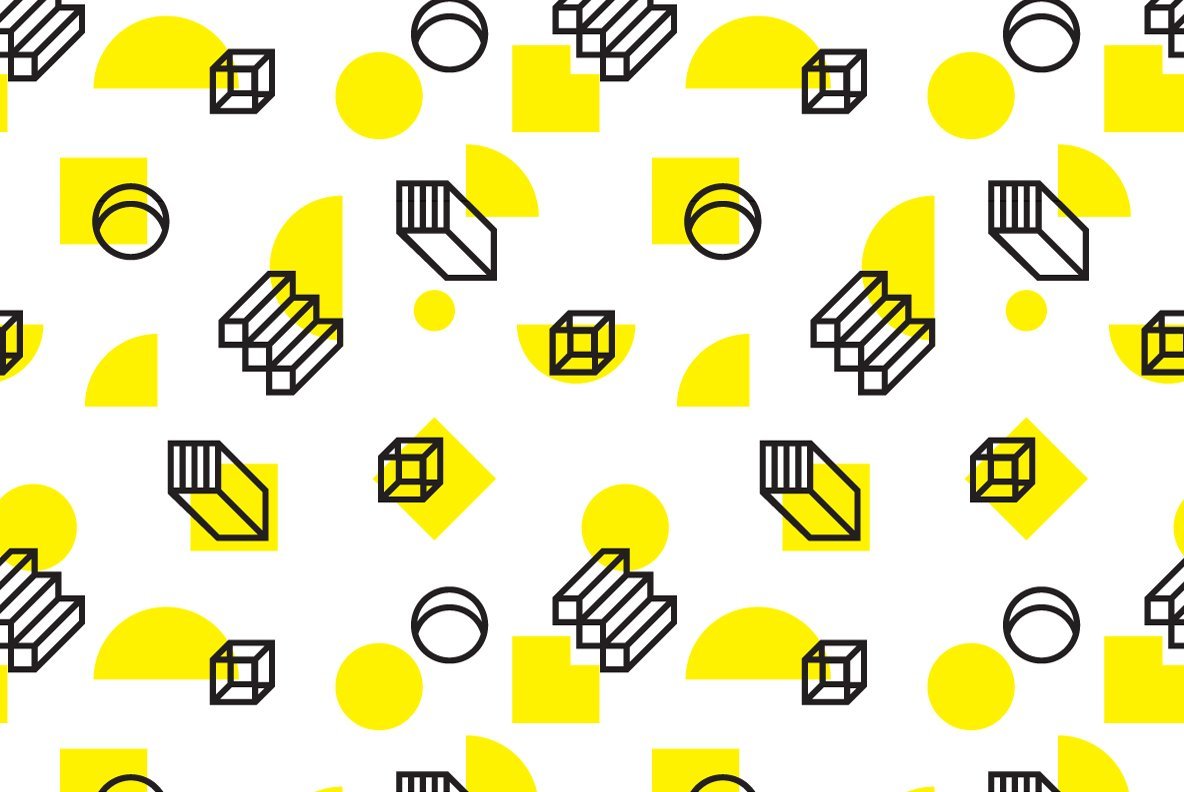 25 Geometric Seamless Patterns 16