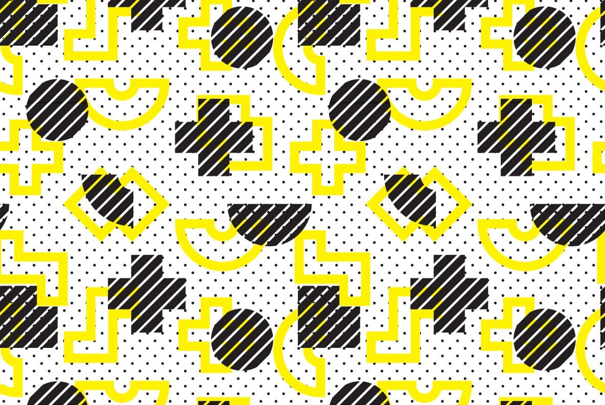 25 Geometric Seamless Patterns 22