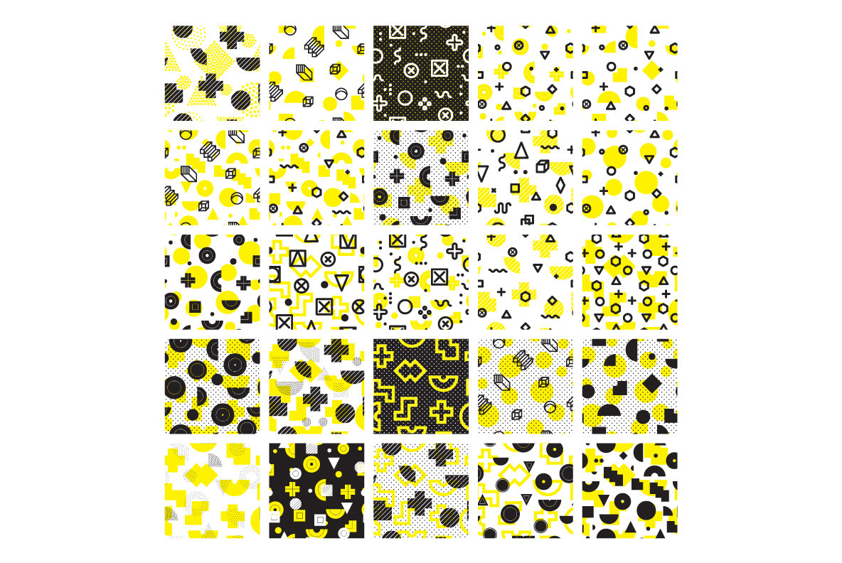 25 Geometric Seamless Patterns 27