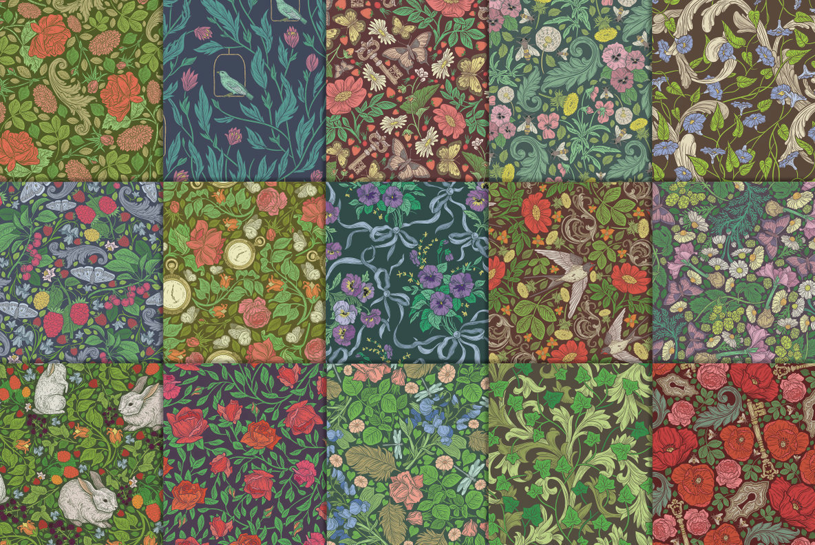 English Backyard Patterns 2