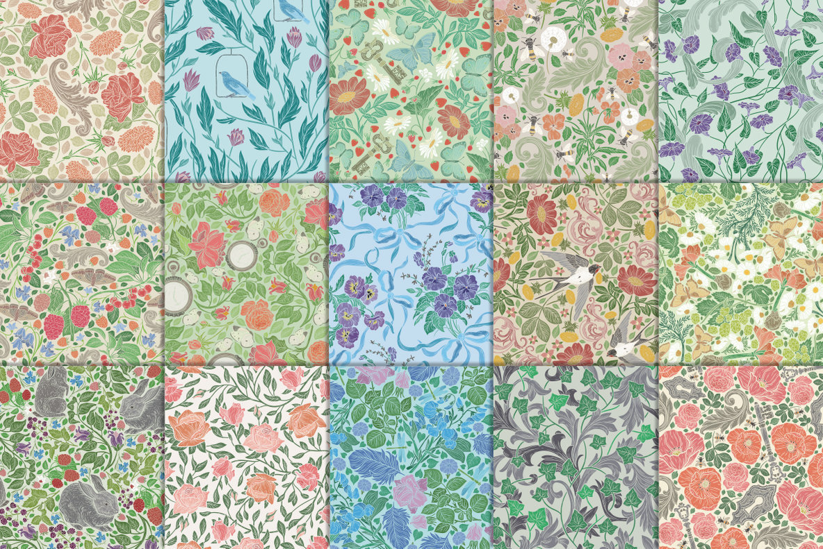 English Backyard Patterns 3