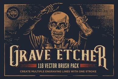 Grave Etcher   Vector Engraving Brushes