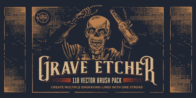 Grave Etcher   Vector Engraving Brushes