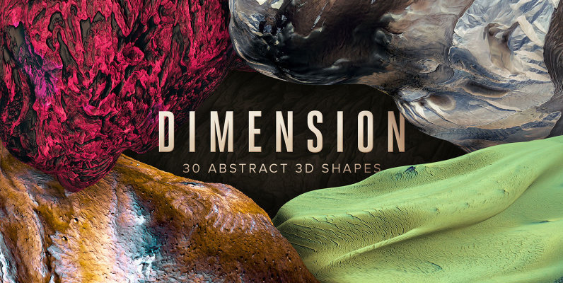 Dimension  30 Abstract 3D Shapes