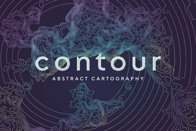 Contour Abstract Cartography