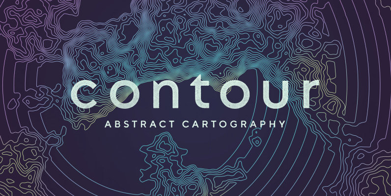Contour Abstract Cartography