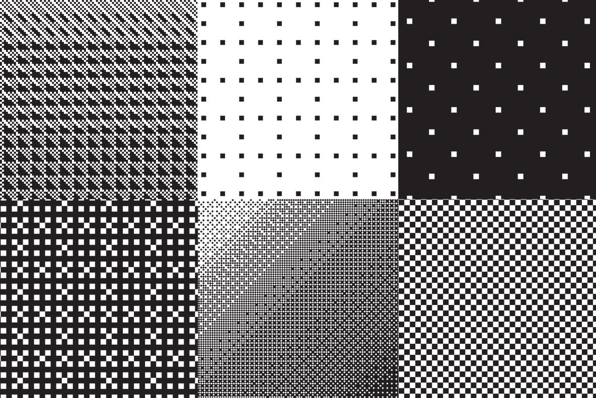 DITHER Gradient Pixel Patterns V 02 DITHER Gradient Pixel Patterns V 02