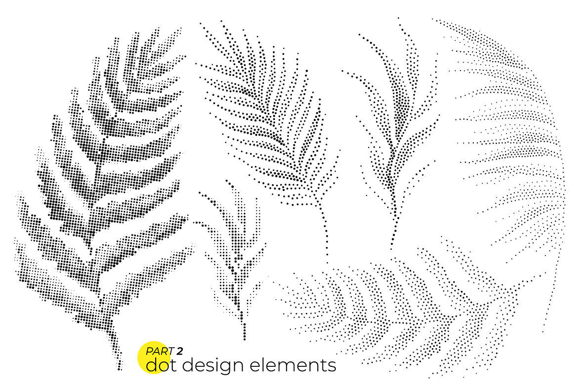 74 Halftone Leaves 74 Halftone Leaves