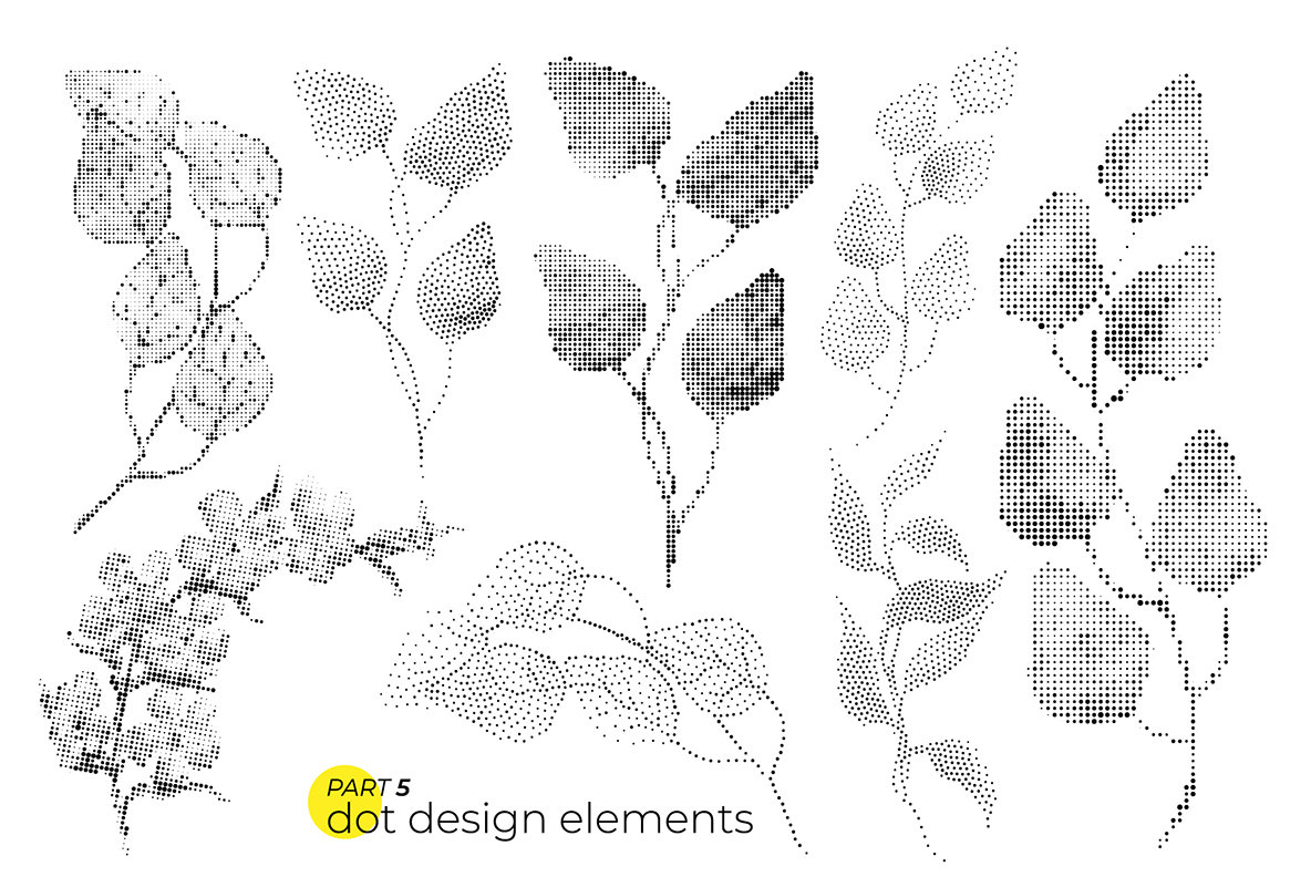 74 Halftone Leaves 74 Halftone Leaves