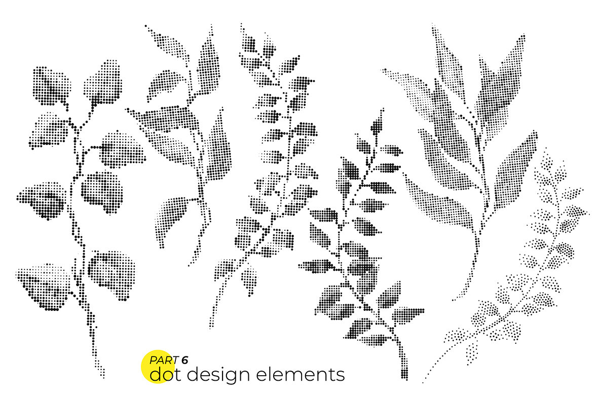 74 Halftone Leaves 74 Halftone Leaves