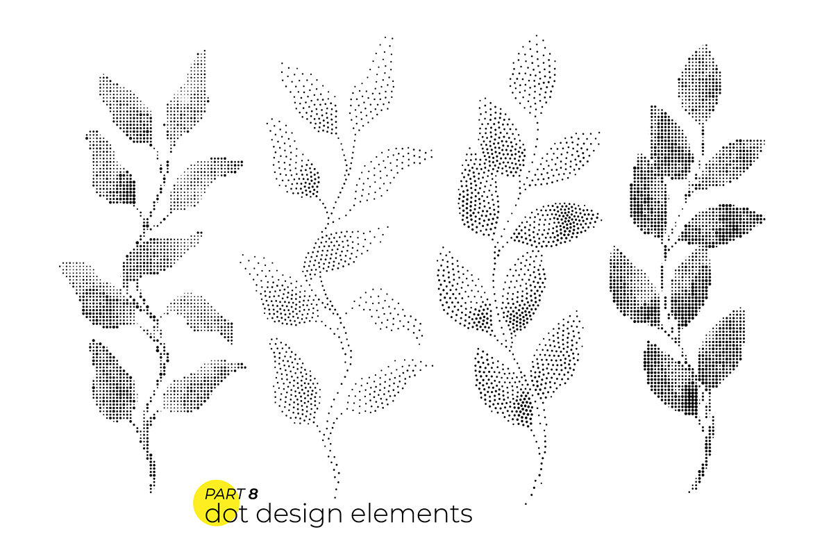 74 Halftone Leaves 74 Halftone Leaves