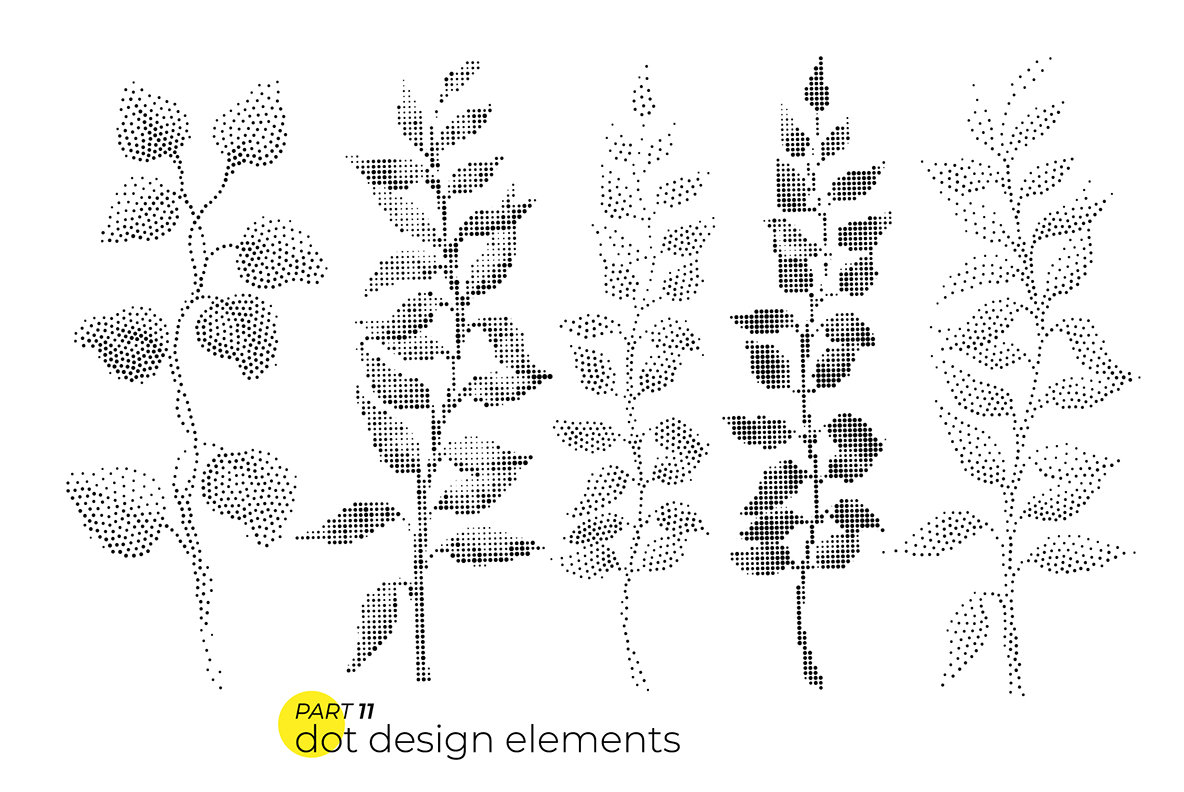74 Halftone Leaves 74 Halftone Leaves