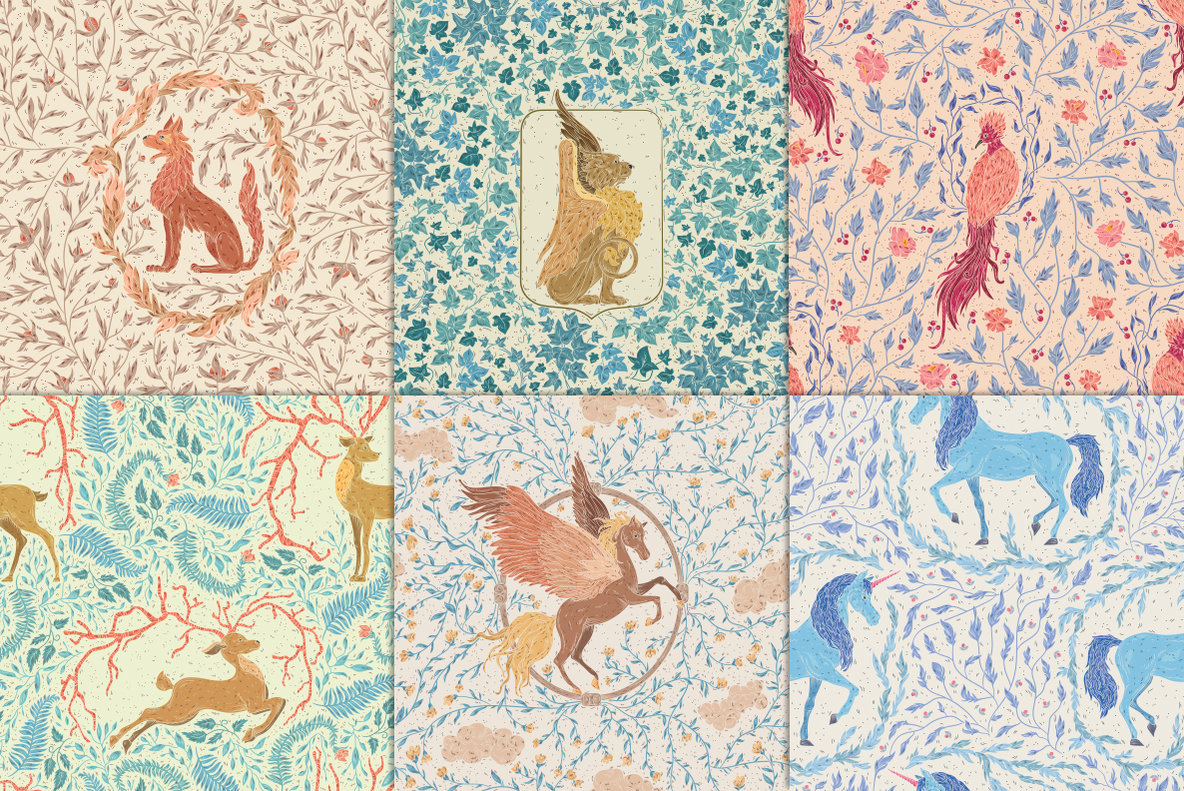 Mythical Animals Patterns Mythical Animals Patterns