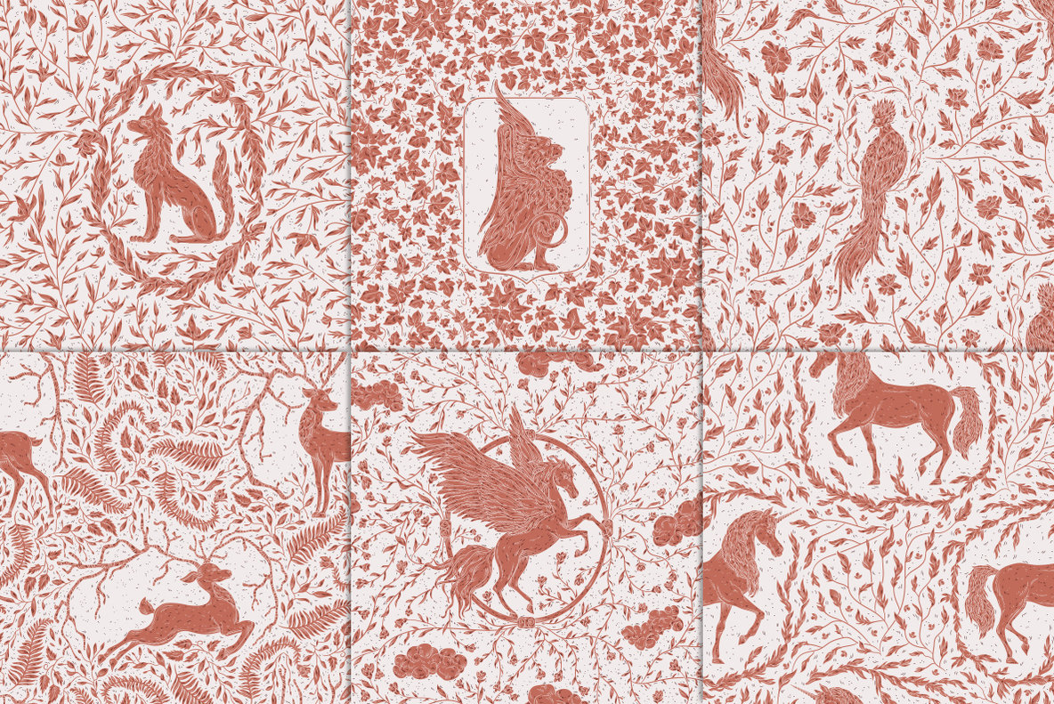 Mythical Animals Patterns Mythical Animals Patterns