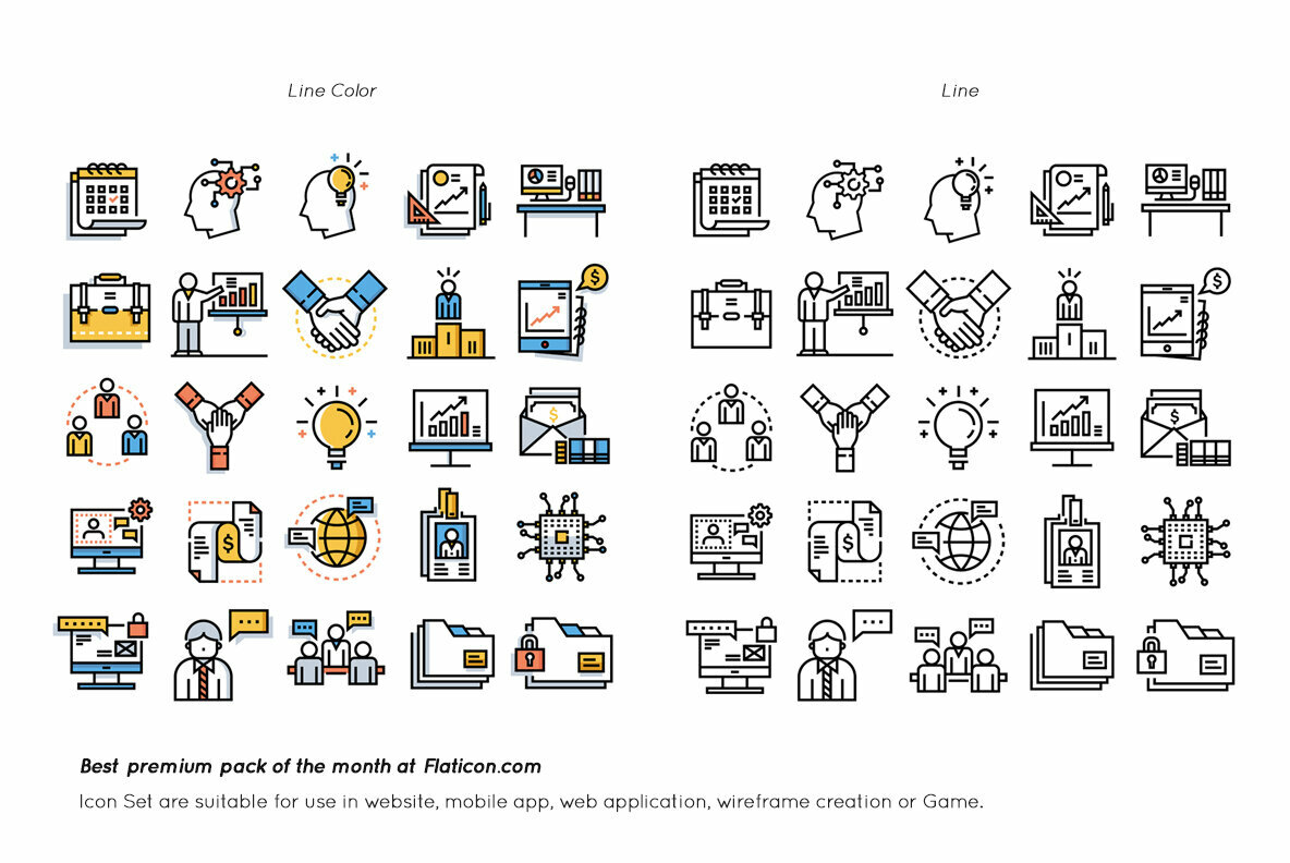Office and Business Premium Icon Pack 4