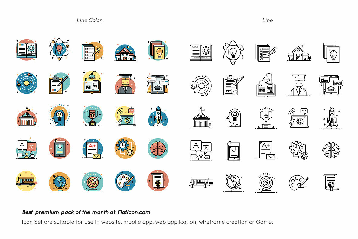 Education and Learning Premium Icon Pack Education and Learning Premium Icon Pack