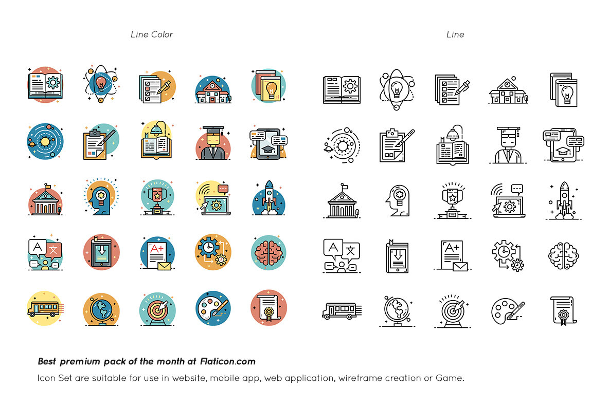 Education and Learning Premium Icon Pack Education and Learning Premium Icon Pack