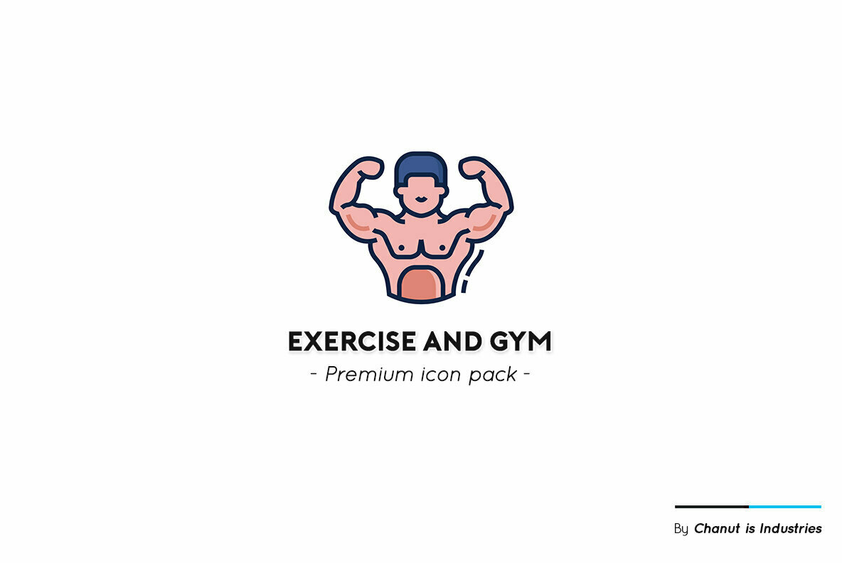 Exercise and Gym Premium Icon Pack 3