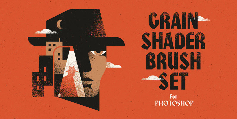 Grain Shader Brushes For Photoshop