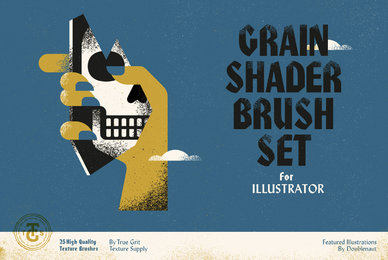Grain Shader Brushes For Illustrator