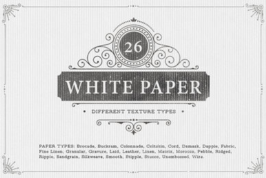 26 White Paper Background Textures