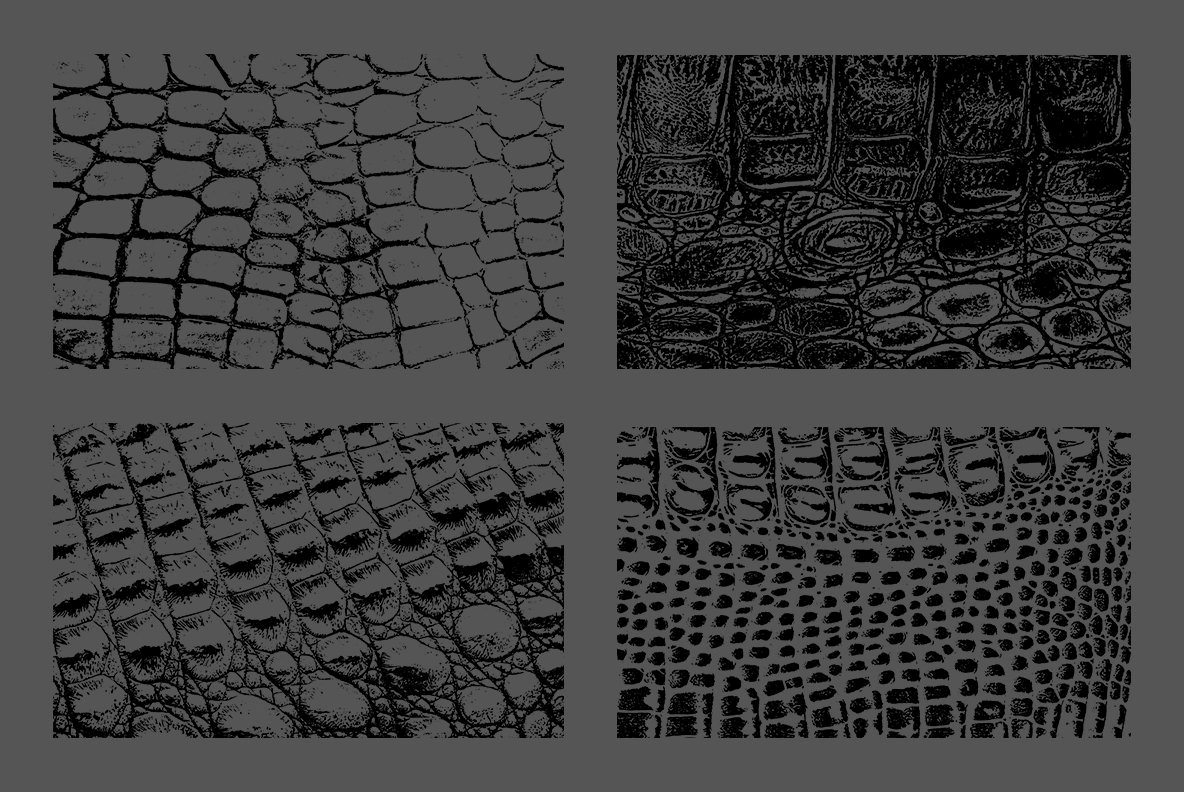 10 Crocodile Leather Texture Overlay