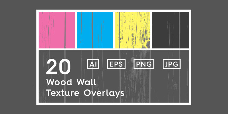 20 Wood Wall Texture Overlays