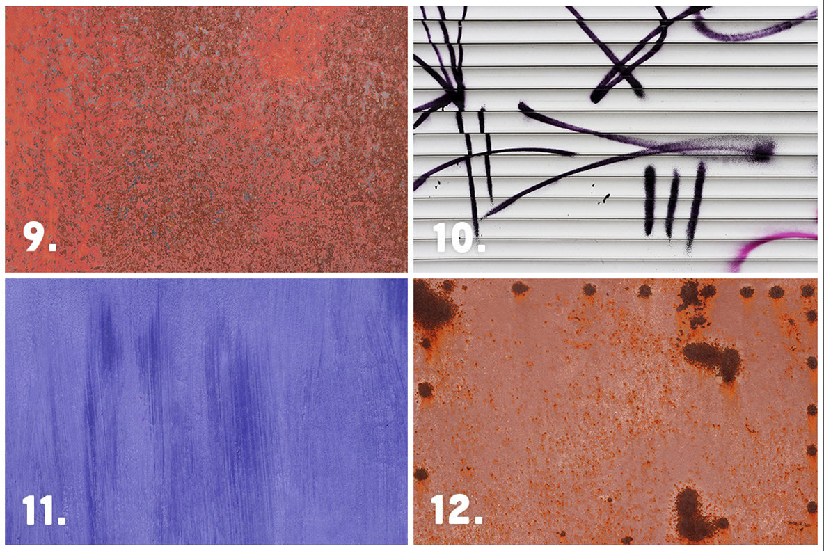 20 Metal Wall Background Textures 4