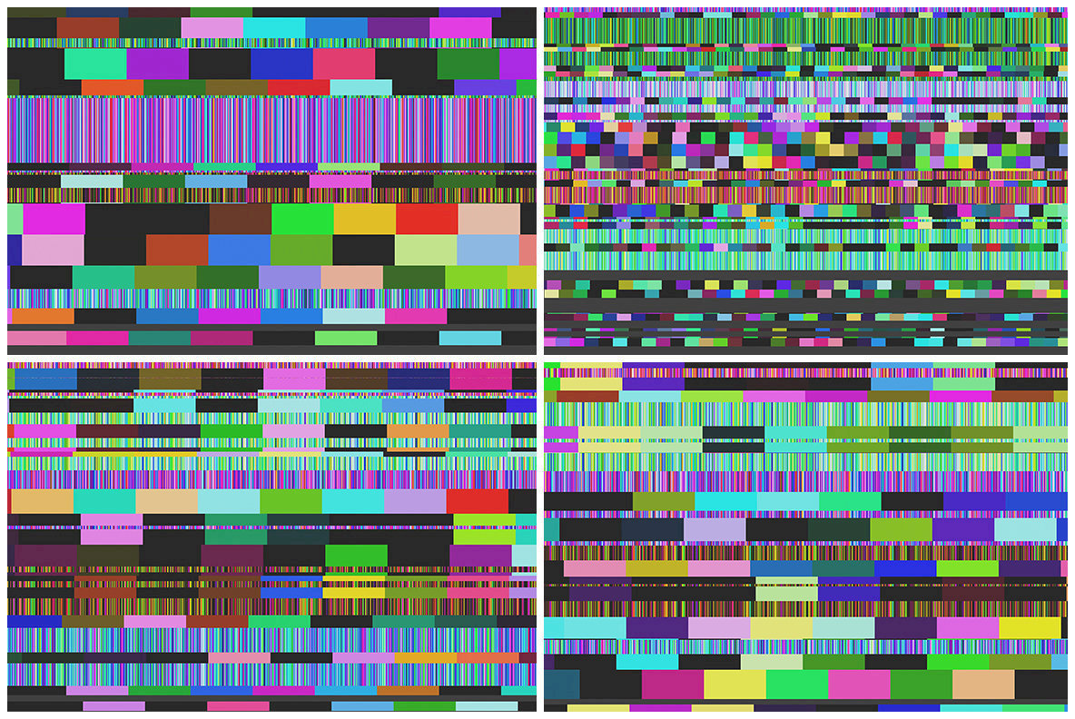 10 Seamless Error Glitch Backgrounds 10 Seamless Error Glitch Backgrounds